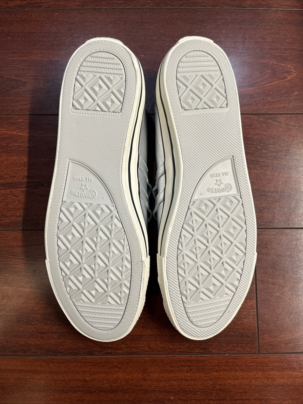 Womens 9 Converse Dainty Mary Jane OX Slip On Silver Leather A12201C HALF BOX - Picture 14 of 16